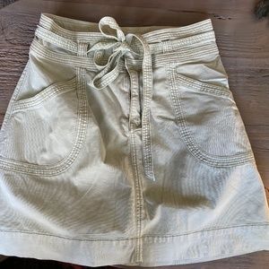 Pilcro and the Letterpress chino skirt, size 8